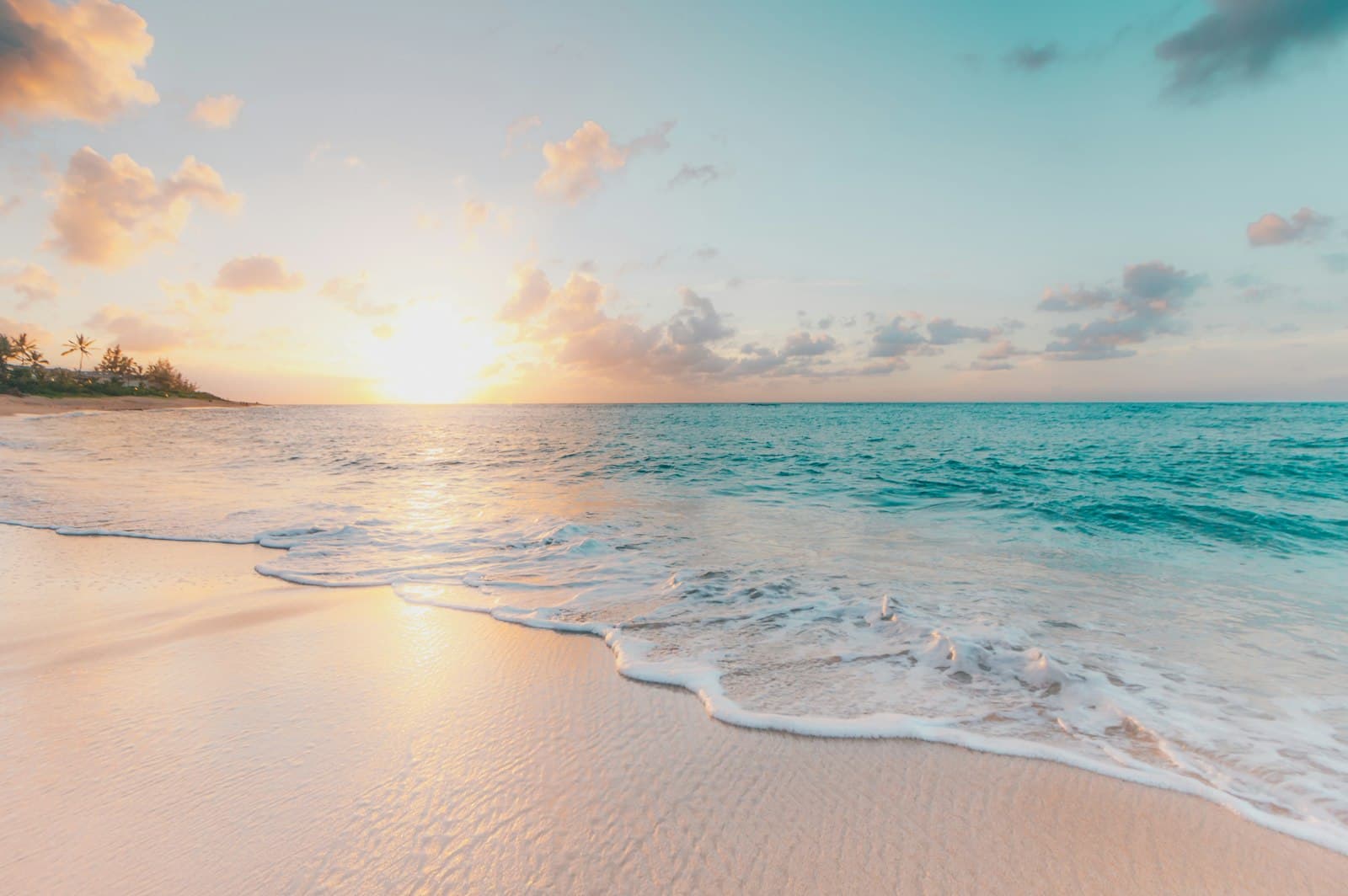 Phuket coastline at sunset